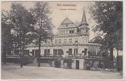 46340 Ak Bad Lippspringe Kursaal Arminius 1912