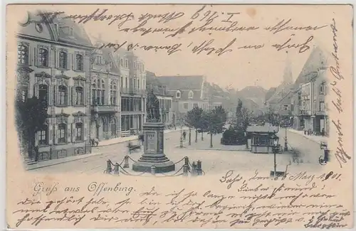 46312 Ak Gruß aus Offenburg Stadtansicht 1901