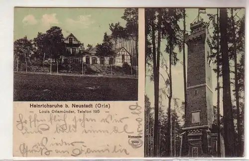 46300 Multi-image Ak Heinrichsruhe près de Neustadt (Orla) 1917