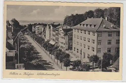 46282 Ak Sellin sur Rügen Wilhelmstraße vers 1930