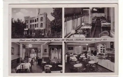 46279 Ak Seebad Ahlbeck Hotel "Tannenburg" um 1930