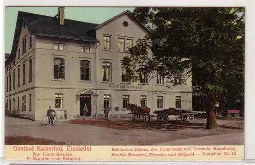 46244 Ak Einsiedel Gasthof Kaiserhof 1912