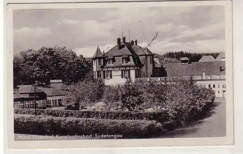 46174 Ak Konstantinsbad Sudetengau Hotel Elisenhof 1940