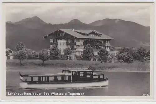 46161 Ak Bad Wiessee Landhaus Hanslbauer vers 1940