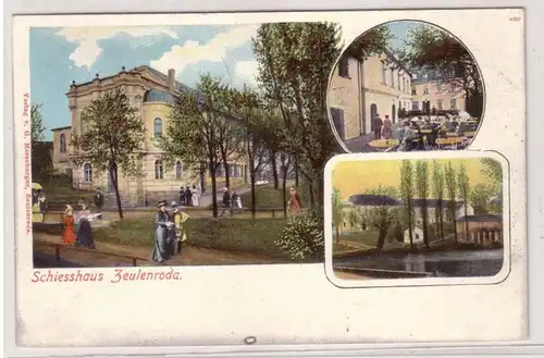 46059 Mehrbild Ak Schiesshaus Zeulenroda um 1900