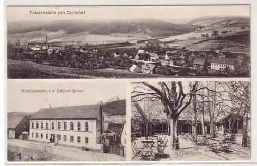 46054 Multi-image Ak Vue totale de Cursdorf 1915