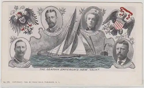 45932 Ak Kaiser Wilhelm II & Président Roosevelt 1902