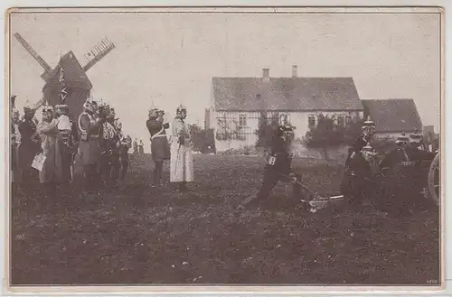 45924 Ak L'empereur et son bâton, moulin à vent vers 1910
