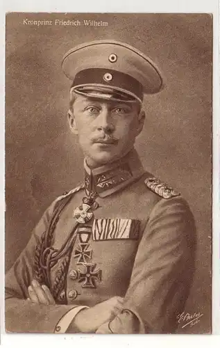 45919 Ak Kronprinz Friedrich Wilhelm en uniforme vers 1915