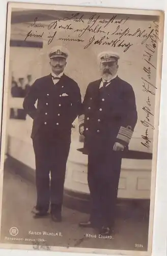45916 Ak Kaiser Wilhelm II und König Eduard 1904