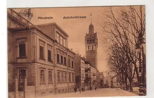 45898 Ak Pforzheim Bahnhofstrasse 1910
