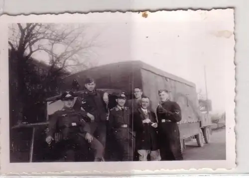 45882 Photos soldats de l'armée de L'air MAN camions 2e guerre mondiale