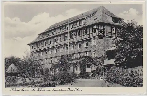 45814 Ak Helmarshausen Sanatorium Maison Kleine vers 1940