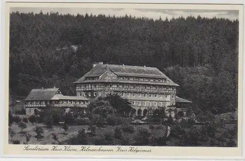 45807 Ak Helmarshausen Sanatorium Haus Kleine um 1940