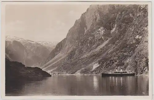 45801 Ak Norvège Gudvangen vapeur vers 1940