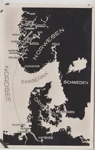 45795 Ak Schiffs Reiseroute von Hamburg nach Norwegen