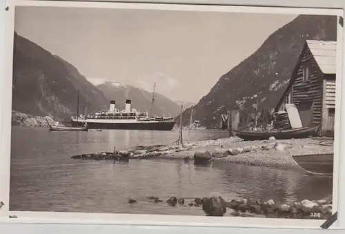 45794 AK Norvège Hardangerfjord Bateau vers 1940