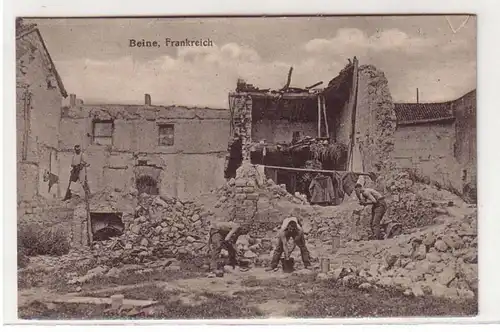 45773 Ak Beine Frankreich Ruinen um 1915