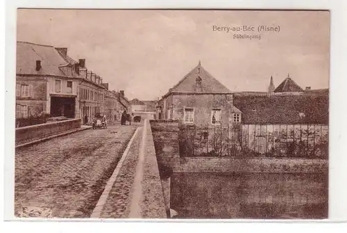 45770 Ak Berry au Bac (Aisne) Entrée sud vers 1915