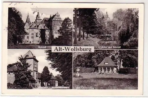 45764 Mehrbild Ak Alt Wolfsburg 1952