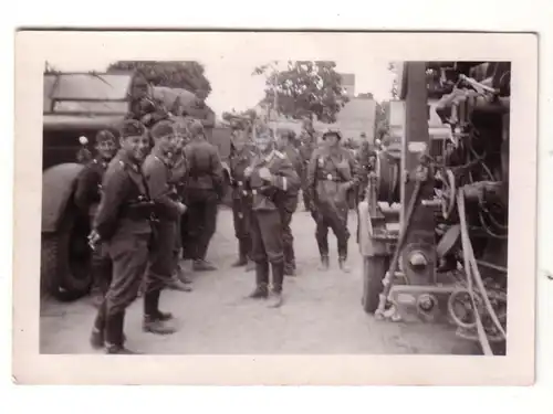 45725 Foto Soldaten Technik Kradmelder 2. Weltkrieg