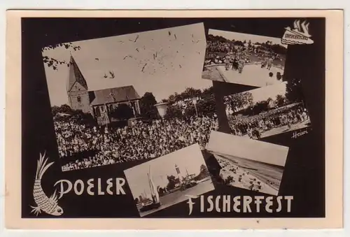 45720 Ak Ostseewoche Poeler Fischerfest 1967