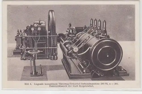 45680 Ak Hanomag Hannover Linden Dampfmaschine Bild 4 um 1930