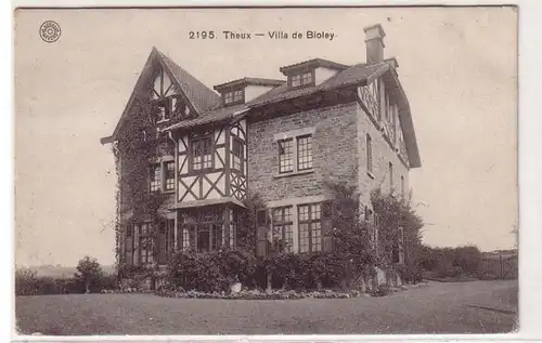 45677 Feldpost Ak Theux Belgique Villa de Bioley 1915