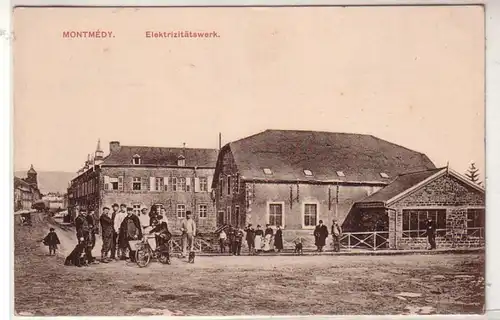 45669 Ak Montmédy Lothringen Elektrizitätswerk um 1915