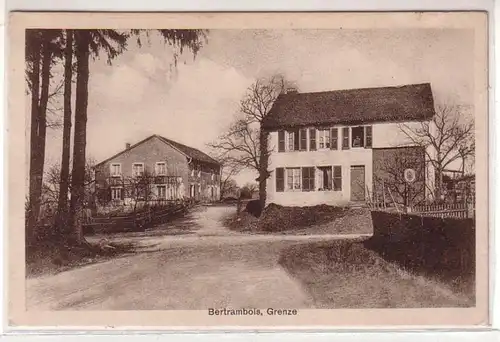 45668 Ak Bertrambois Lothringen Grenze 1915