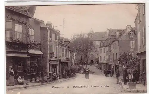 45660 Ak Donzenac (Corrèze) Avenue de Brive vers 1915