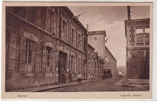 45620 Ak Rethel Lazarett "Fabrik" um 1917