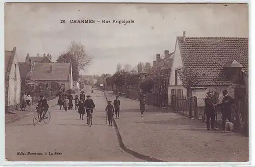 45618 Feldpost Ak Charmes Rue Principal 1914