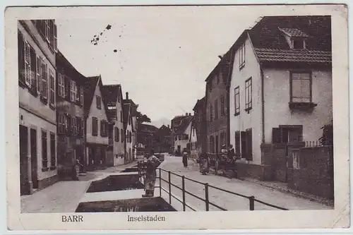 45615 Feldpost Ak Barr Elsass Inselstaden 1915