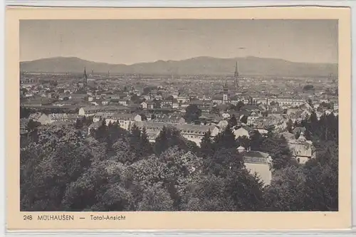 45607 Ak Mülhausen Mulhouse Totalansicht um 1930