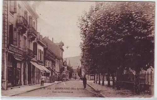 45606 Annemasse (Hre-Savoie) Rue de Commerce um 1915
