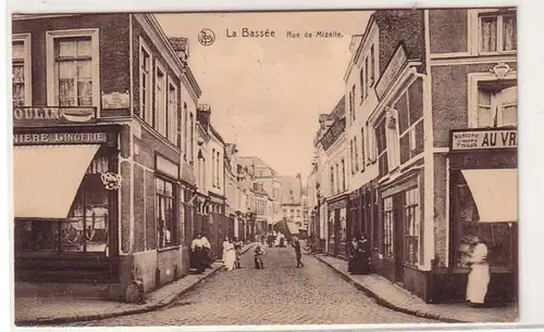 45596 Feldpost Ak La Bassée Rue de Mizelle 1915