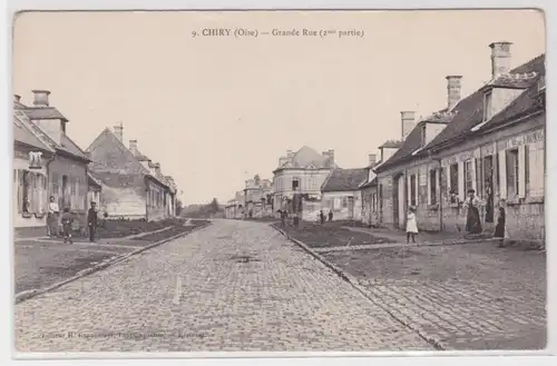 45570 Ak Chiry (Oise) Grande Rue um 1915