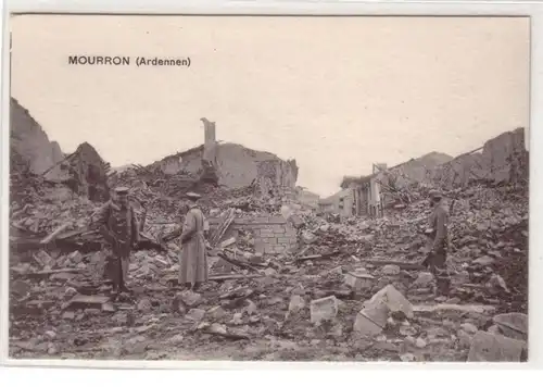 45561 Ak Mouron (Ardennes) Destructions 1916