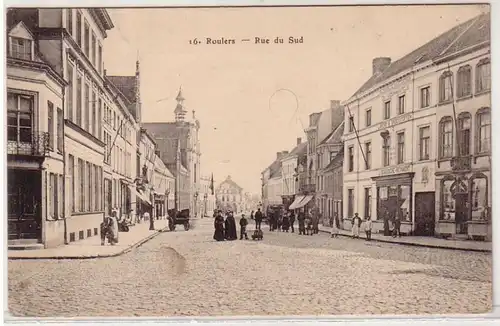 45546 Feldpost Ak Roulers Rue du Sud 1917