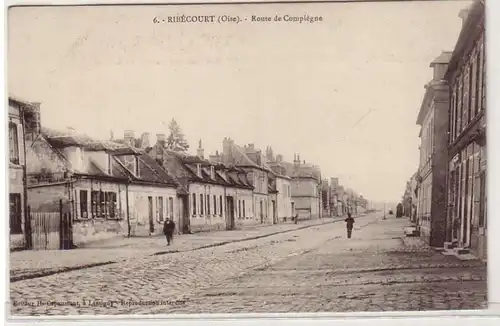 45547 Ak Ribécourt (Oise) Route de Compiegne vers 1915