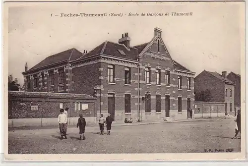 45534 Feldpost Ak Faches Thumesnil (Nord) France vers1915