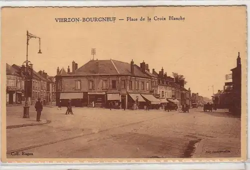 45523 Ak Vierzon Bourgneuf Place de la Croix Blanche