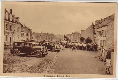 45515 Ak Beauraing Grand Place Belgique vers 1915