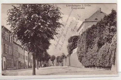 45463 Feldpost Ak Lörchingen Loth. Hauptstraße 1917