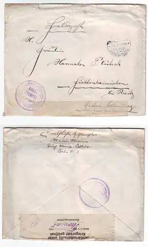 45445 ancienne lettre de champ de la Turquie Constantinople 1918