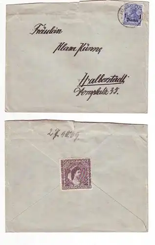 45438 alter Brief Deutsche Post Türkei Jerusalem 1909
