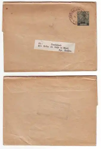 45436 alter Brief Deutsche Post Türkei Jerusalem 1901