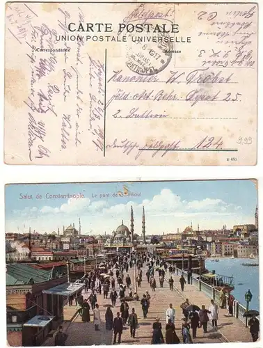 45431 Ak Constantinople Konstantinopel Türkei 1917