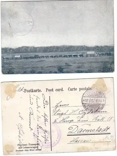 45426 Ak Deutsch Süd West Afrika Lüderitzbucht 1907
